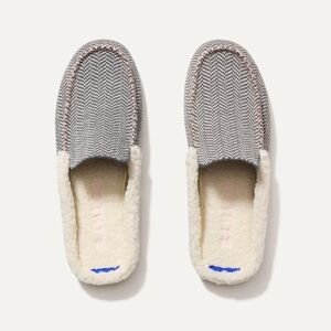 Rothy’s “The Scuff Slipper”, Grey Herringbone, size 5